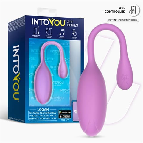 ⁨Logan Vibrating Egg with App Unibody Silicone Purple⁩ w sklepie Wasserman.eu