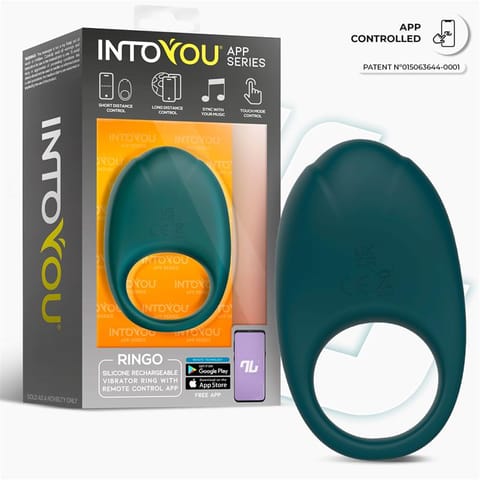 Ringo Vibrating Ring with App Unibody Green w sklepie Wasserman.eu