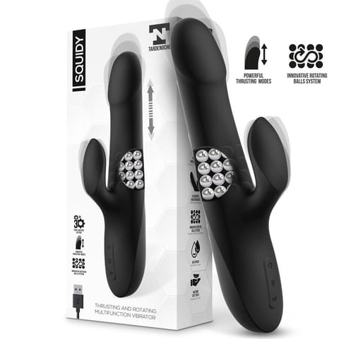 ⁨Squidy Vibe with Thrusting Movement and Rotating Beads USB Silicone⁩ w sklepie Wasserman.eu