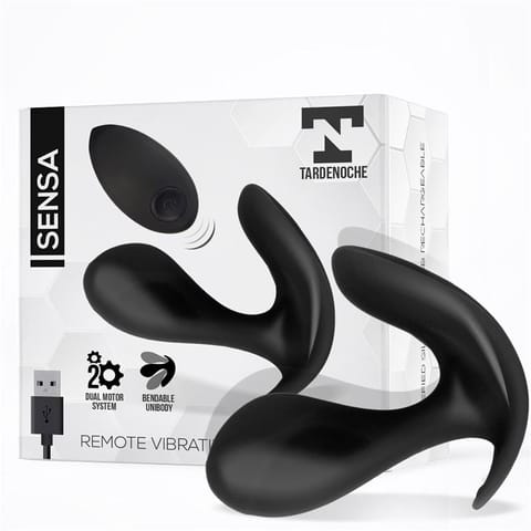 ⁨Sensa Stimulator Remote Control USB Liquid Silicone Black⁩ w sklepie Wasserman.eu