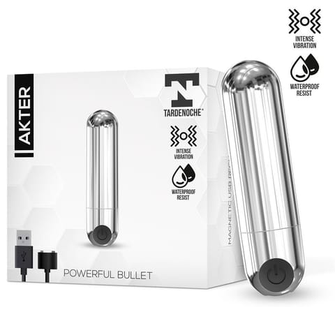 ⁨Akter Vibrating Bullet Super Powerfull Magnetic USB⁩ w sklepie Wasserman.eu