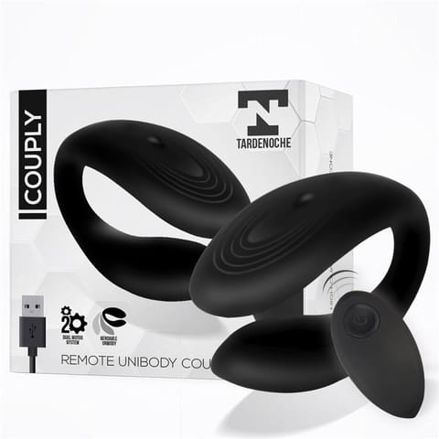 ⁨Couply Couple Toy with Remote Control USB Unibody Liquid Silicone⁩ w sklepie Wasserman.eu