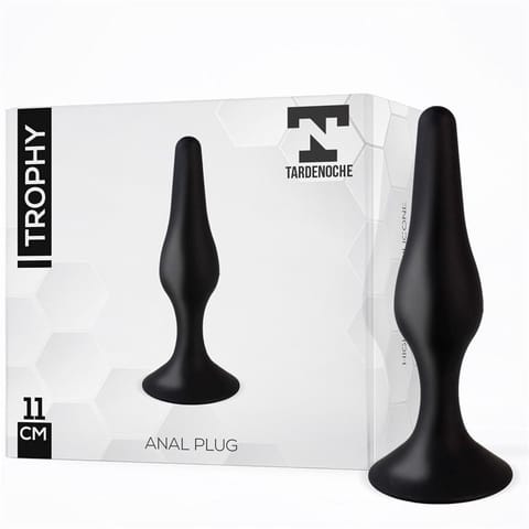 Trophy Anal Plug 11 cm Silicone Black w sklepie Wasserman.eu