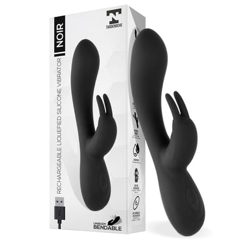 ⁨Noir Vibe Injected Liquid Silicone 2 Motors USB⁩ w sklepie Wasserman.eu
