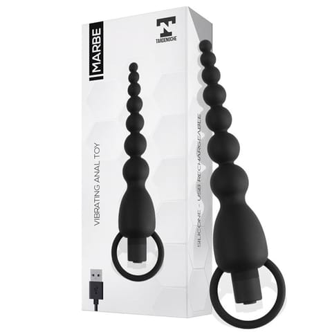 ⁨Marbe Anal Chain with Vibration USB Silicone⁩ w sklepie Wasserman.eu