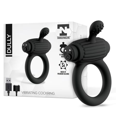 Dully Vibrating Penis Ring Silicone Magnetic USB w sklepie Wasserman.eu