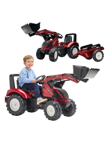 ⁨FALK Traktor na Pedały Valtra S4 z Łyżką i Przyczepą 3-7 lat⁩ w sklepie Wasserman.eu