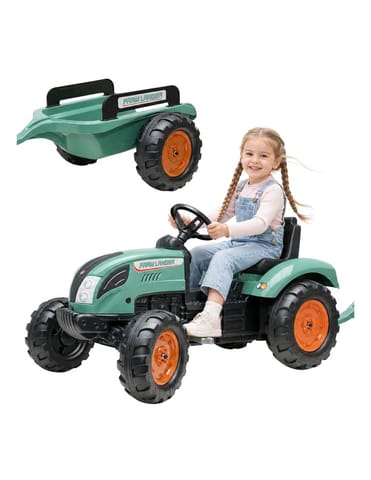 ⁨FALK Traktor Lander Zielony na Pedały z Przyczepką od 3-7 Lat⁩ w sklepie Wasserman.eu