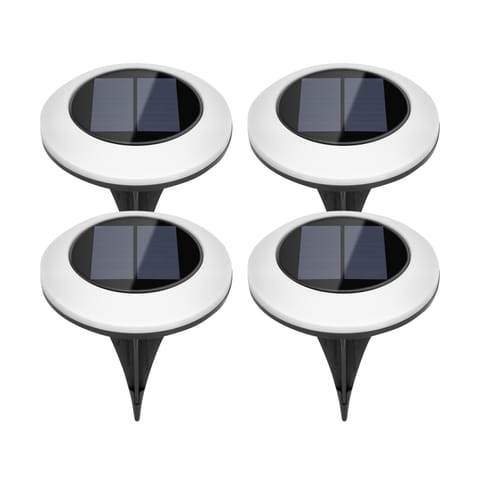 ⁨Lampa solarna ogrodowa wbijana gruntowa- komplet 4 sztuk⁩ w sklepie Wasserman.eu