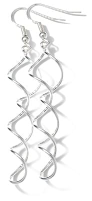 ⁨Spiral earrings (P10251AG)⁩ at Wasserman.eu