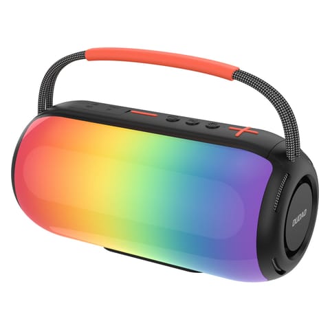⁨Głośnik bezprzewodowy podświetlany z uchwytem RGB Bluetooth - czarny⁩ w sklepie Wasserman.eu