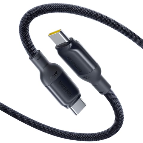 ⁨Kabel przewód USB-C 240W 2m - czarny⁩ w sklepie Wasserman.eu