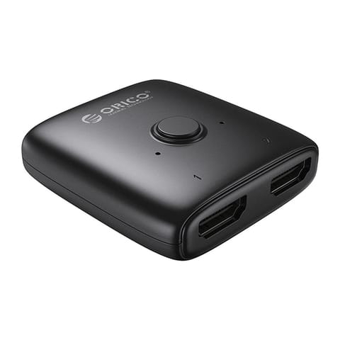 ⁨Adapter HDMI dwukierunkowy splitter - czarny⁩ w sklepie Wasserman.eu