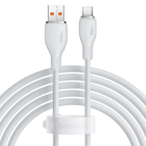 ⁨Kabel przewód USB-A - USB-C Pudding 100W 1.2m - biały⁩ w sklepie Wasserman.eu