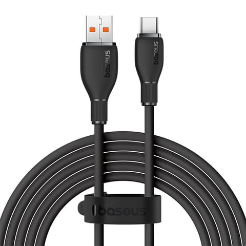 ⁨Kabel przewód USB-A - USB-C Pudding 100W 1.2m - czarny⁩ w sklepie Wasserman.eu