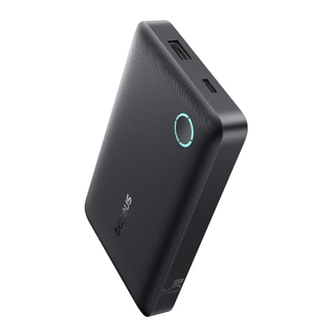 ⁨Powerbank 10000mAh 15W EnerFill FP11 z kablem USB-C 20V 3A 30cm - czarny⁩ w sklepie Wasserman.eu