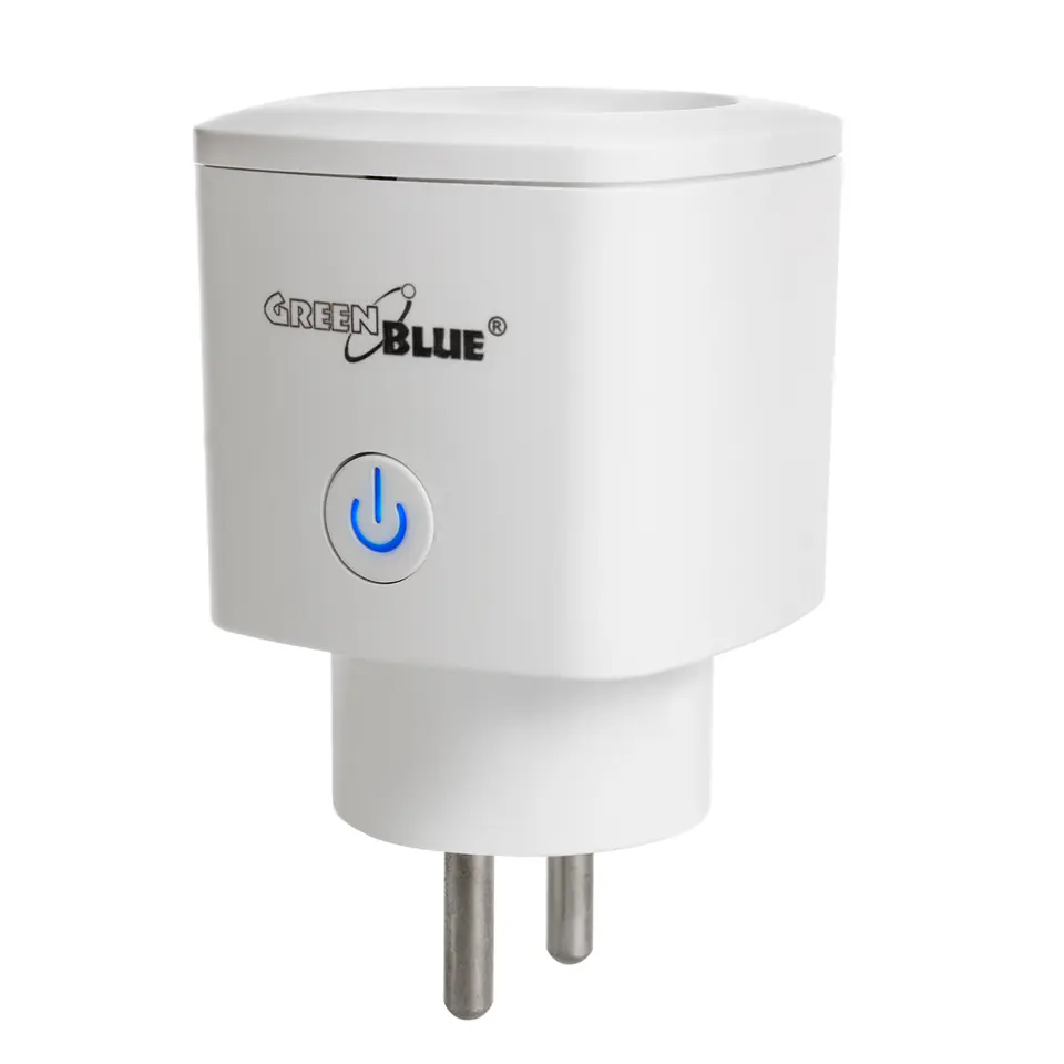 Zdalnie sterowane gniazdko WiFi zuż. energii, timer, typ E w sklepie Wasserman.eu