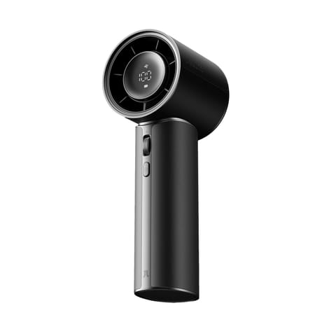 ⁨Mini wentylator przenośny wiatraczek dmuchawa 4250 mAh USB-C - czarny⁩ w sklepie Wasserman.eu