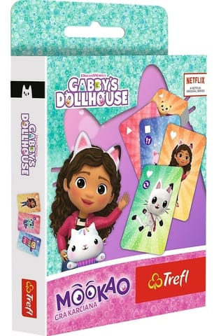 ⁨Gra karciana MooKao Junior Gabby's Dollhouse TREFL⁩ w sklepie Wasserman.eu