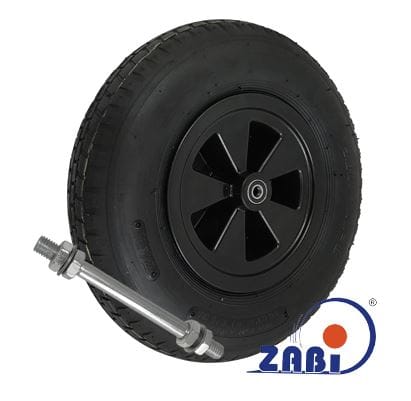 ⁨KOŁO PNEUMATYCZNE 400MM 2PR Z OŚKĄ 400X2TŁ/12⁩ w sklepie Wasserman.eu