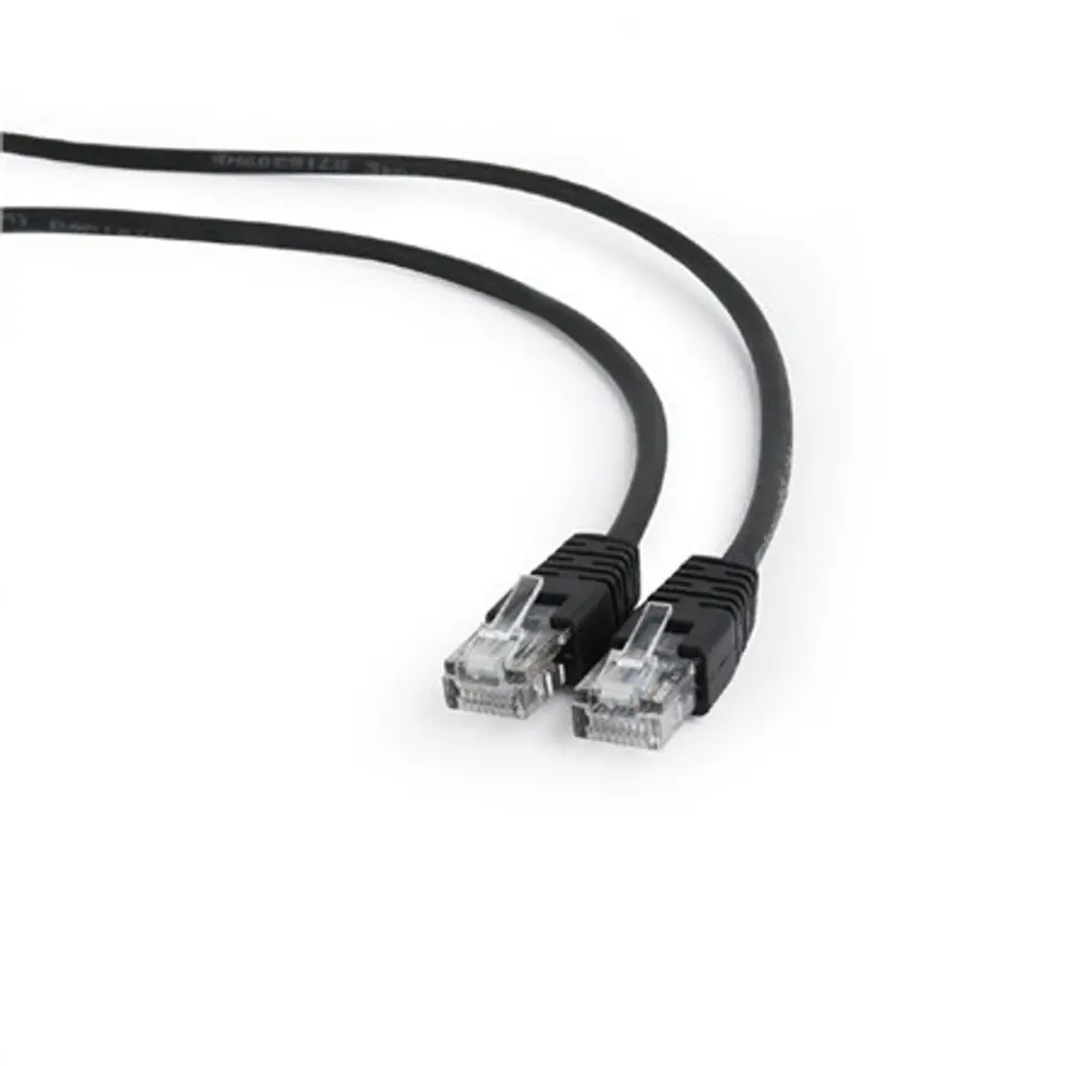 ⁨Cablexpert CAT5e UTP Patch cord, Black 5m Cablexpert⁩ w sklepie Wasserman.eu