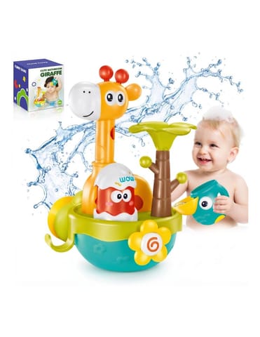 ⁨WOOPIE BABY Zabawka do Kąpieli Żyrafa z Lejkiem na Przyssawke⁩ w sklepie Wasserman.eu