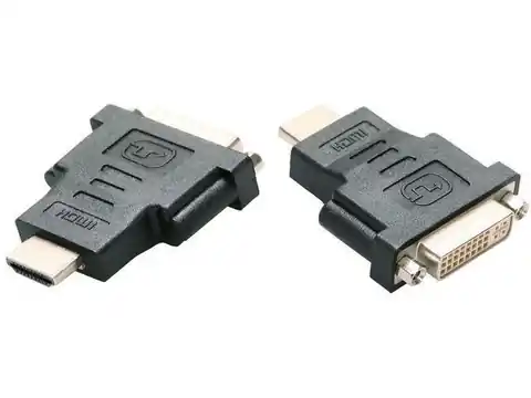 ⁨Gembird HDMI - DVI, M/F Black, HDMI to DVI adapter⁩ w sklepie Wasserman.eu