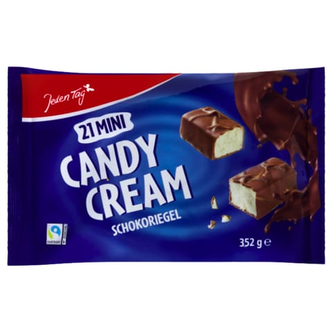 ⁨Jeden Tag Candy Cream Mini Batoniki 21 szt.⁩ w sklepie Wasserman.eu