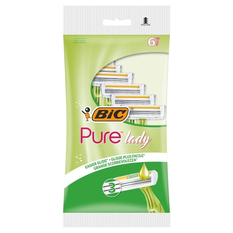 ⁨BIC Maszynka Jednorazowa do Golenia Pure Lady 6 sztuk⁩ w sklepie Wasserman.eu