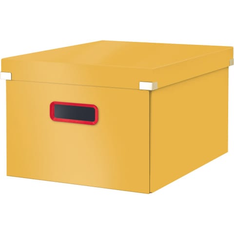 Pudełko do przechowywania Leitz Click&Store Cosy średnie żółte 53480019 w sklepie Wasserman.eu
