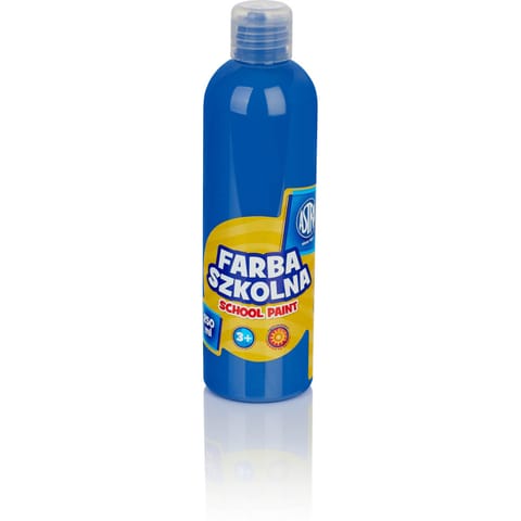 Farba szkolna Astra 250 ml - niebieska ciemna 301217011 ASTRA w sklepie Wasserman.eu