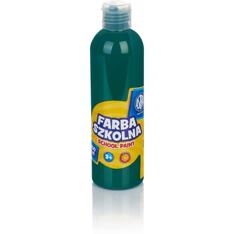 Farba szkolna Astra 250 ml - zielona ciemna 301217015 ASTRA w sklepie Wasserman.eu