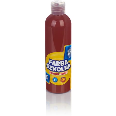 ⁨Farba szkolna Astra 250 ml - brązowa 301217019 ASTRA⁩ w sklepie Wasserman.eu