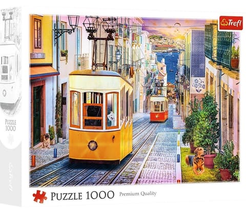 ⁨Puzzle 1000 Portugalskie wakacje TREFL⁩ w sklepie Wasserman.eu