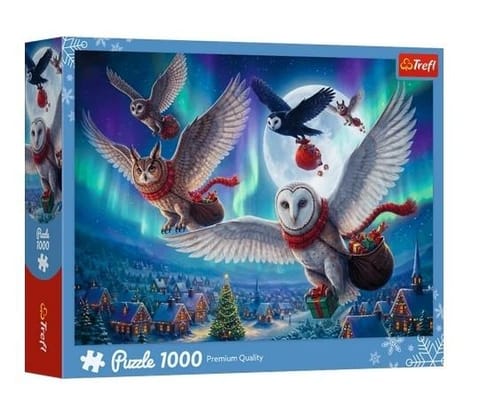 ⁨Puzzle 1000 Świąteczna dostawa TREFL⁩ w sklepie Wasserman.eu