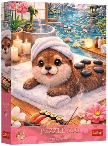 ⁨Puzzle 500 Urocza wydra TREFL⁩ w sklepie Wasserman.eu