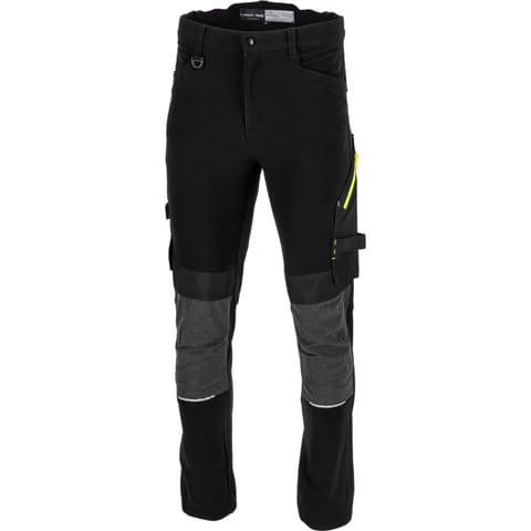 ⁨PANTS, STRETCH,  BLACK-GREY MELANGE, "S", CE, LAHTI⁩ at Wasserman.eu