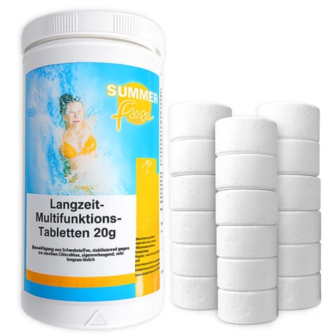 ⁨Chlor do basenu tabletki multifunkcyjne 20g - 1kg⁩ w sklepie Wasserman.eu