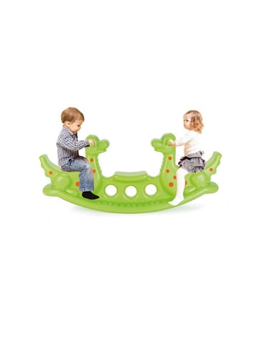 ⁨WOOPIE Bujak Wieloosobowy Dino Huśtawka Równoważna Jasno Zielony⁩ w sklepie Wasserman.eu