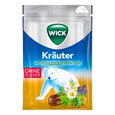 ⁨Wick Kräuter Aromatyczna Świeżość Ziół Pastylki bez Cukru 72 g⁩ w sklepie Wasserman.eu