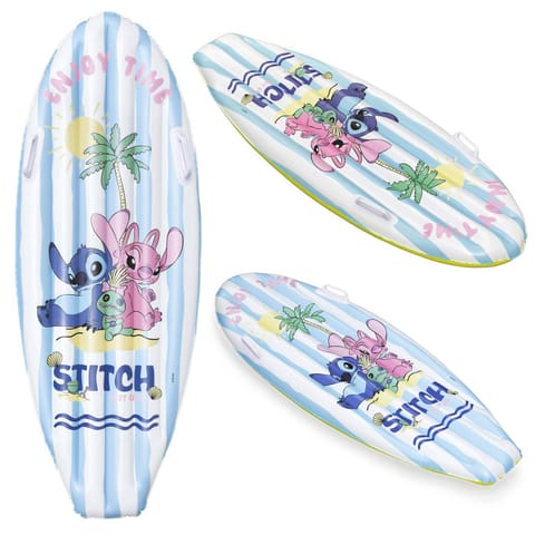 ⁨Dmuchana deska do pływania  materac plażowy Lilo i Stitch 114 x 46 cm Bestway 9104V⁩ w sklepie Wasserman.eu