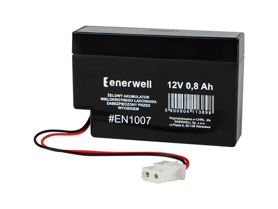 Gel battery 12V 0.8Ah ENERWELL at Wasserman.eu