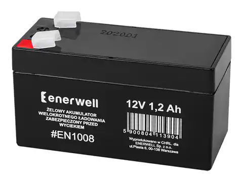 ⁨Gel battery 12V 1.2Ah ENERWELL⁩ at Wasserman.eu