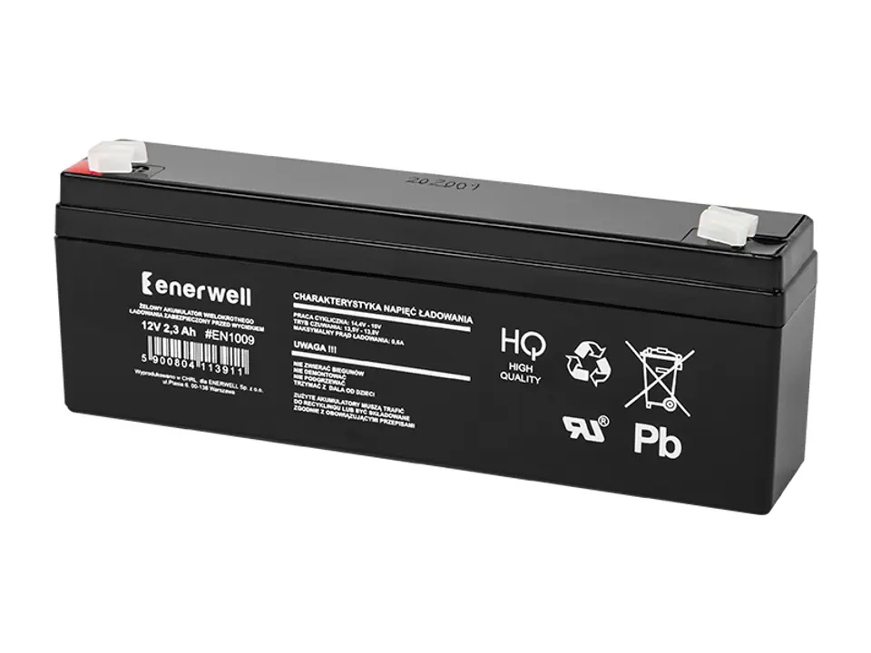 Gel battery 12V 2.3Ah ENERWELL at Wasserman.eu
