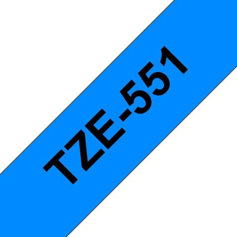 ⁨Brother Tape Black on Blue 24mm⁩ w sklepie Wasserman.eu