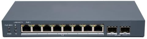 ⁨Switch Hikvision DS-3E1510P-EI/M-8P2F⁩ w sklepie Wasserman.eu