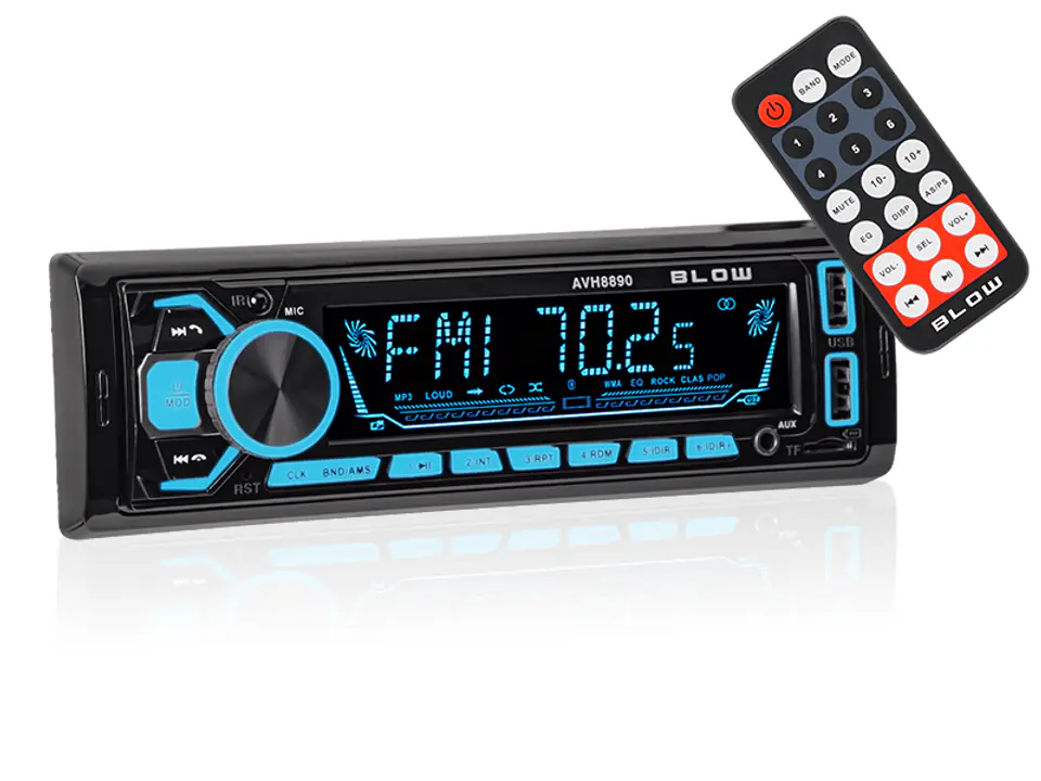 Blow Radio AVH-8890 MP3 + FERNBEDIENUNG + BLUETOOTH im Wasserman.eu