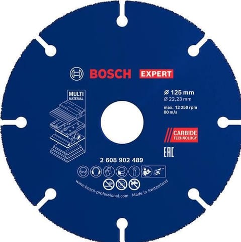 ⁨TARCZA TNĄCA WĘGLIKOWA EXPERT MULTI MATERIAL 125MM⁩ w sklepie Wasserman.eu