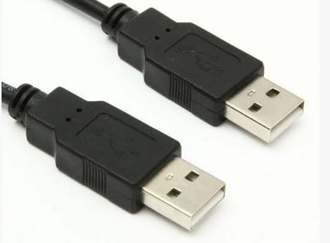 ⁨MicroConnect USB2.0 A-A 0,5m M-M, Black⁩ w sklepie Wasserman.eu