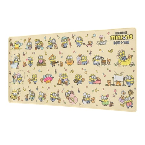 ⁨Minions - Mata gamingowa / na biurko XXL Bob & Tim (80 x 35 cm)⁩ w sklepie Wasserman.eu